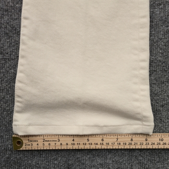 Mother High Waisted Weekender Skimp Flares, Antique White, Size 28 - Picture 7 of 15